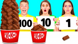 100 Слоев Еды Челлендж # Эпичные Кулинарные Лайфхаки