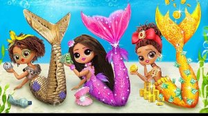 Русалочки Энканто - 10 лайфхаков и поделок для кукол ЛОЛ