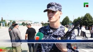 В Грозном около 50 новобранцев приняли военную присягу