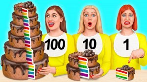 100 Слоев еды Челлендж # Сумасшедший челлендж от Multi DO Challenge