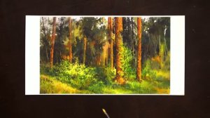 Мастер-класс по акварели 🎨 Как нарисовать угасающий свет. Расслабляющая живопись для начинающих