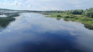 Отпуск в Бежецке продолжается. Красивая река Молога.