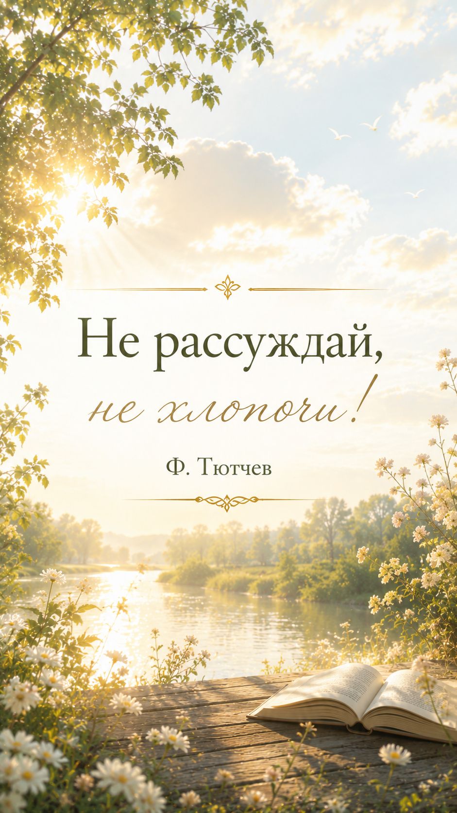 «Не рассуждай, не хлопочи...» — Фёдор Тютчев | Стихотворение, которое возвращает внутренний покой
