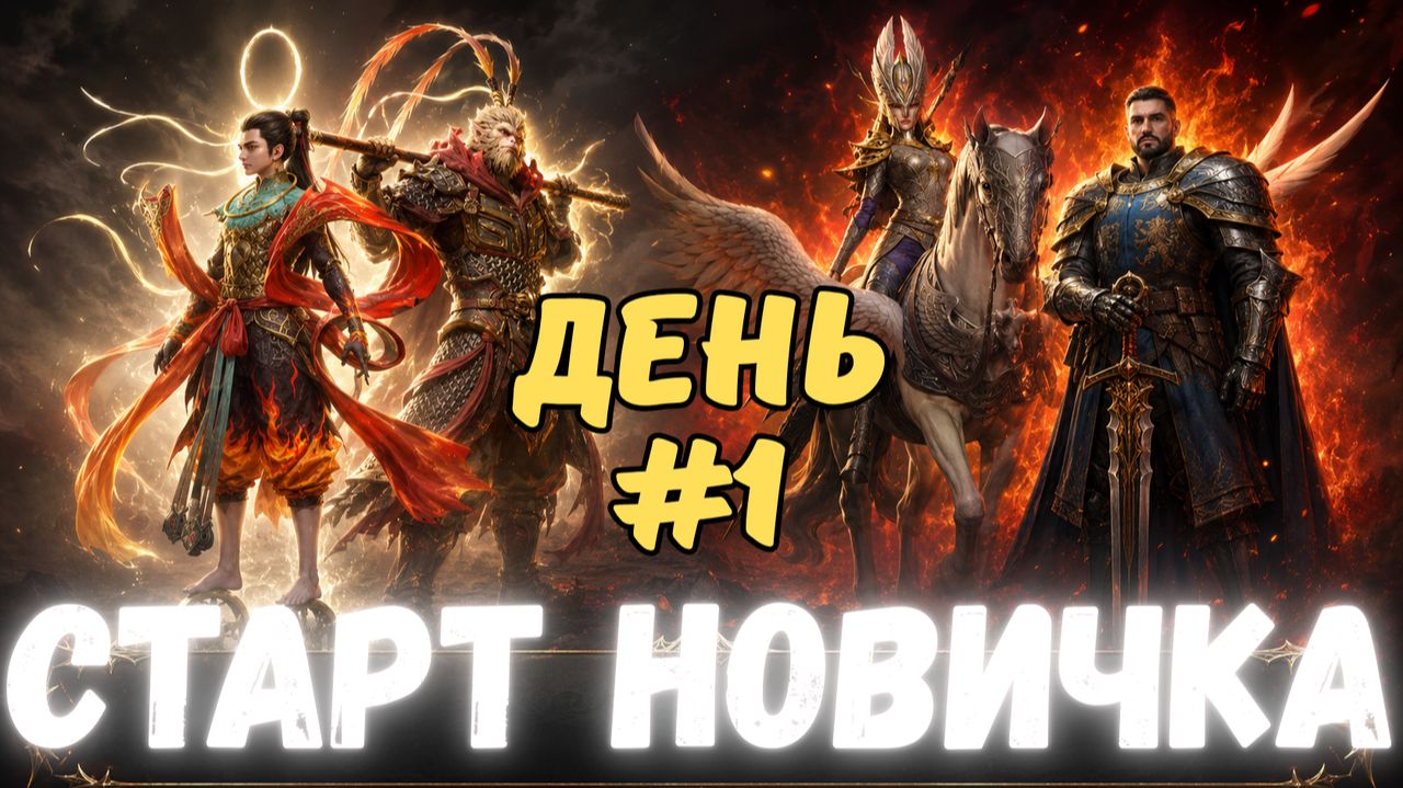 НОВИЧОК С ВАЛАРОЙ С НУЛЯ! | ДЕНЬ #1 | ПЫТАЮСЬ ДОСТАТЬ СУНЬ УКУНА И НЕДЖА |  Watcher Of Realms #wor