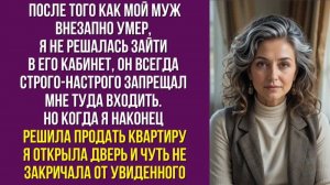 После того как мой муж внезапно умер, я не решалась зайти в его кабинет, он всегда строго-настрого