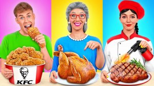 Кулинарный Челлендж# Я против Бабушки # Смешные ситуации с едой от Multi DO Challenge