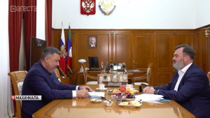 Врио главы Дагестана провел встречу с гендиректором платформы «Россия – страна возможностей»