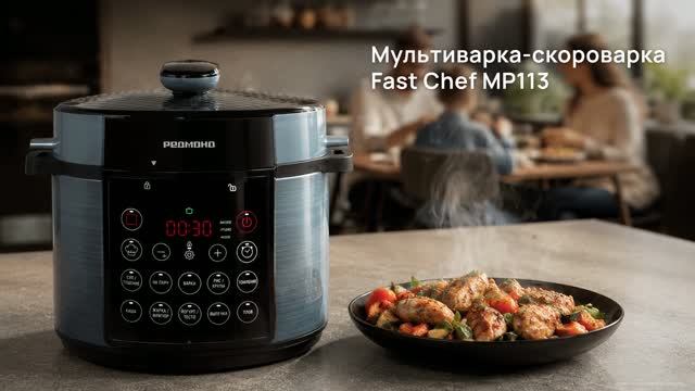 Обзор на мультиварку-скороварку REDMOND Fast Chef MP113