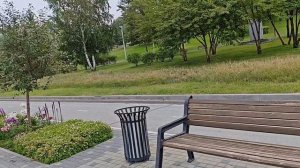 Утром на набережной в Новосибирске