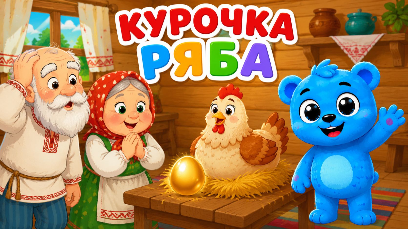 КУРОЧКА РЯБА  ДЕТСКИЕ СКАЗКИ СКАЗКИ ДЛЯ МАЛЫШЕЙ  СКАЗКИ НА НОЧЬ  РУССКИЕ НАРОДНЫЕ