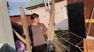 30-07-2026.Купила подарок для Ульяши.Разбираем забор.