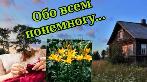 #2«Сборная солянка». Влог садово- огородный и немного о вязании...