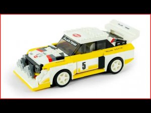 Сборка LEGO Speed Champions 76897 Audi Sport Quattro S1 1985