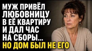 Истории из жизни/Муж привёл любовницу в квартиру жены и дал час на сборы/Аудиорассказы жизненные