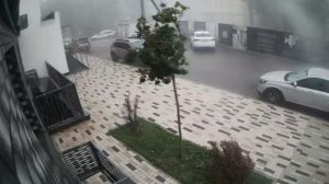 г. Энгельс. Стихия разбушевалась. Ливень и град.