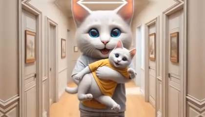 ЖЕЛУДОК КОТЕНКА ВЗРЫВАЕТСЯ ЧЕРВЯМИ ПОСЛЕ ПОЕДАНИЯ МУСОРА!#ai #catvideos #cats #cutecat #ai