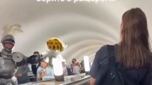 🥺 Если утром увидите в метро рыцаря с цветами — не проходите мимо