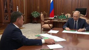 В Кремле состоялась встреча Владимира Путина с губернатором Московской области Андреем Воробьевым.
