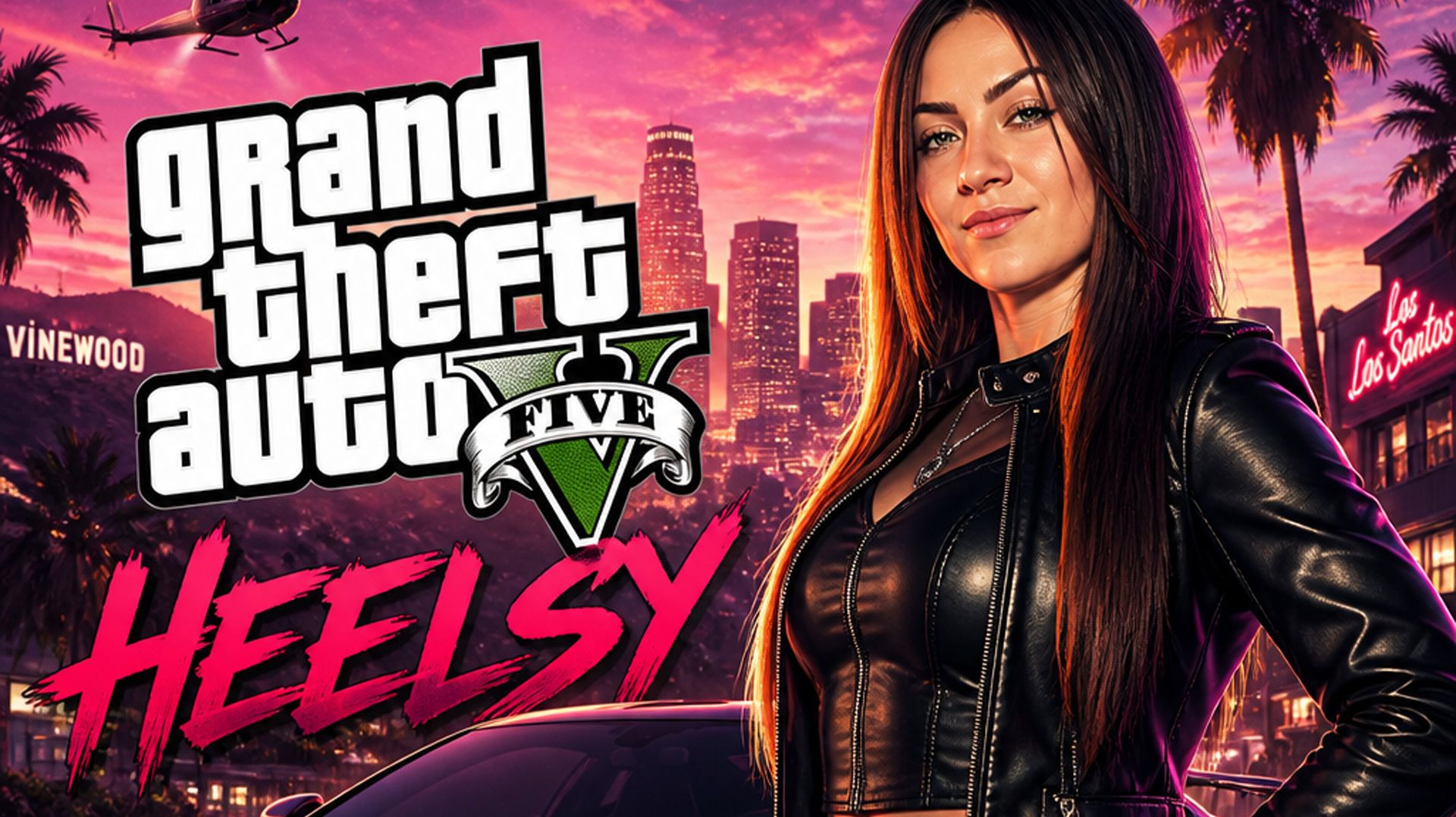 «Угонщица машин и зрительских сердец | Стрим с огоньком!»  Grand Theft Auto V с HEELSY