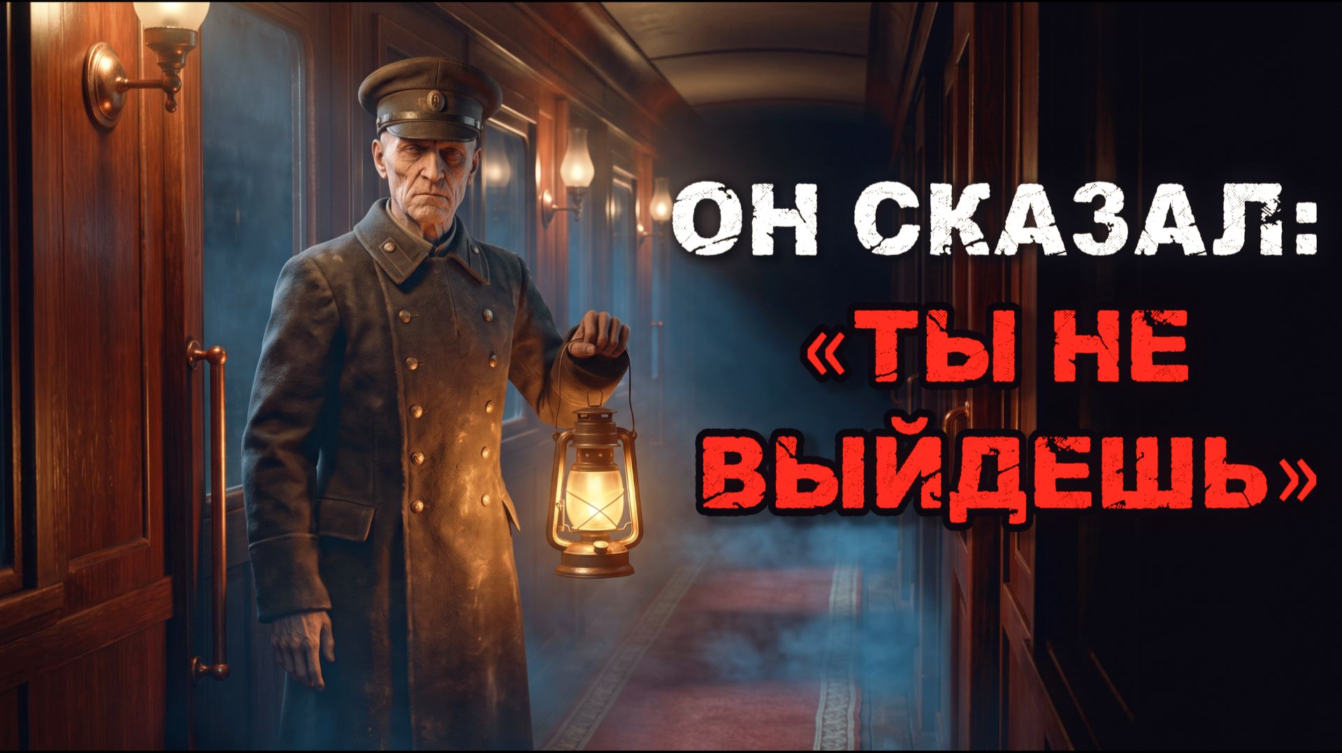 Я сел в поезд 666-У. Проводник сказал что отсюда нет выхода  Мистическая история