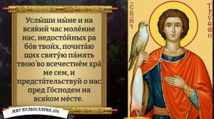Молитва Святому мученику Трифону. Православие.