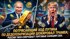 💵Мощный шаг Путина по дедолларизации шокировал Трампа; Россия тихо сокрушает американские санкции