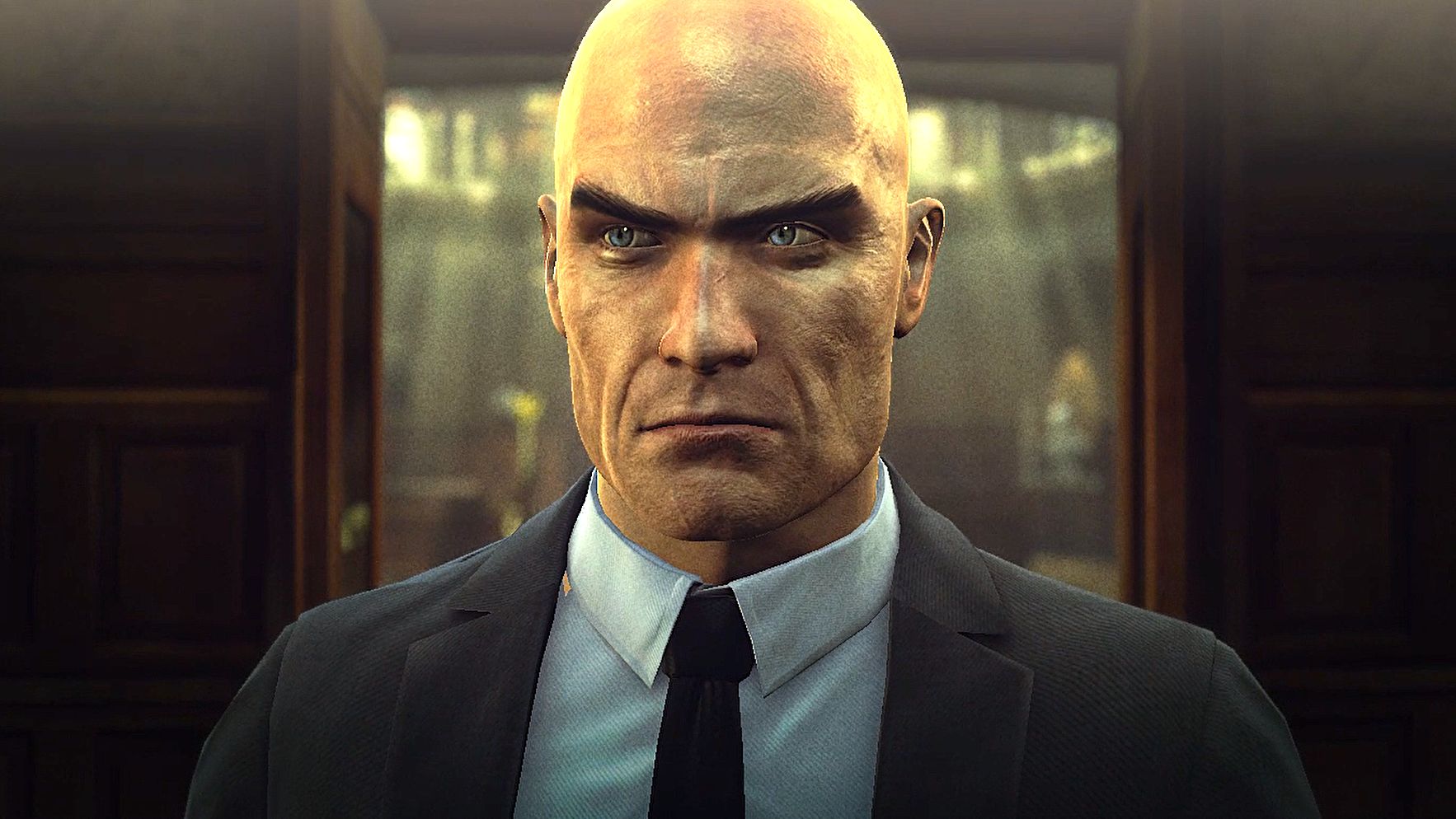 Hitman Absolution Сложный уровень, Закон Скерки, Суд, Изолятор (12)