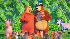 Маша и Медведь - Masha and The Bear - Собираем пазлы вместе