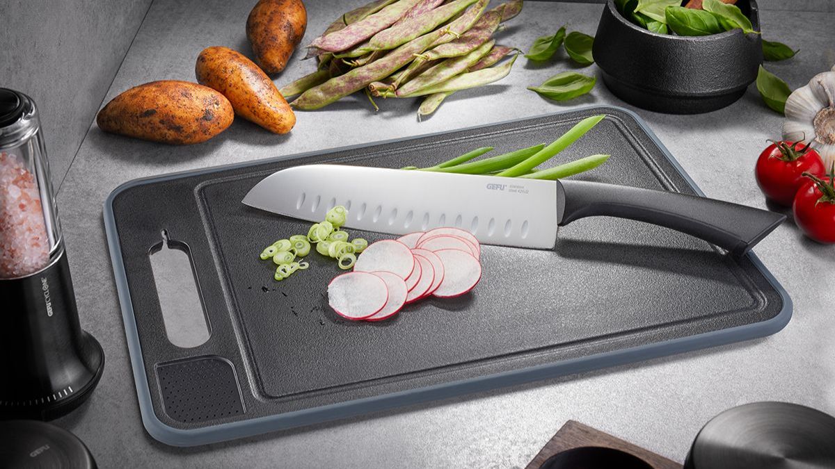 13991 Доска для быстрой разморозки продуктов CUT PRO с точилкой для ножей