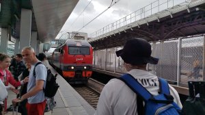 Прибытие ЭП2К-229 с поездом № 246 Ейск - Санкт-Петербург на Восточный вокзал Москвы 8.07.2026