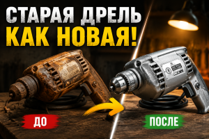 Реставрация очень старой электрической дрели