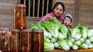 Собираем пекинскую капусту для продажи на рынке. Приготовим вьетнамское блюдо кимчи.