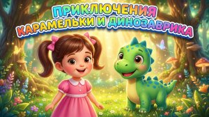 КАРАМЕЛЬКА И ДИНОЗАВРИК 🦖 РАЗВИВАШКА // Мультик про дружбу и приключения | Студия НИКИТИКИ
