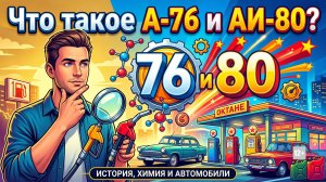 ЧТО ТАКОЕ БЕНЗИН - А76 И АИ80?