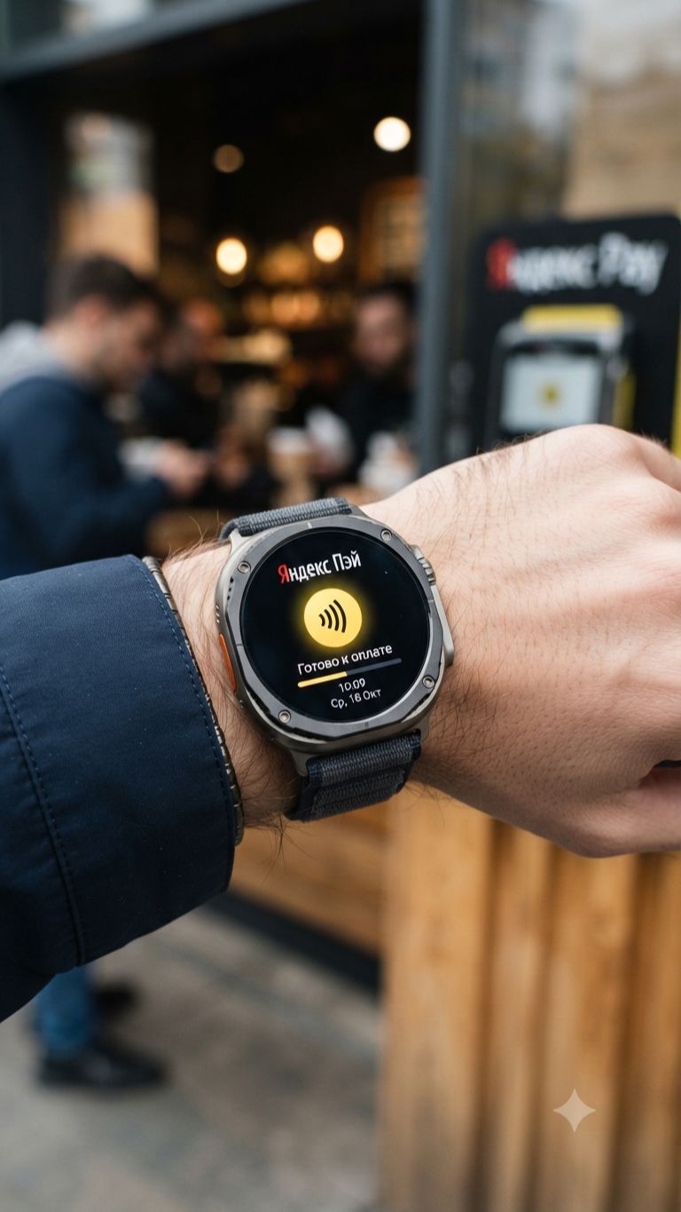 Единственный Официальный способ оплаты часами Galaxy Watch Ultra 2, Glalaxy Watch 9 в России