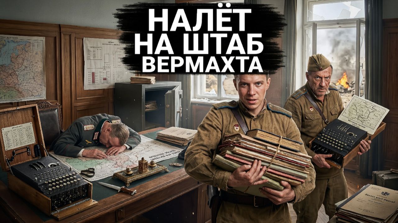 БЫВШИЙ НАЛЁТЧИК ПРЕДЛОЖИЛ ОГРАБИТЬ НЕМЕЦКИЙ ШТАБ. ГЕНЕРАЛ РЕШИЛ РИСКНУТЬ