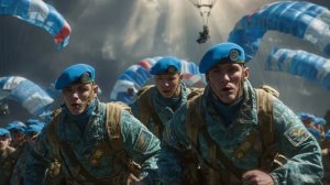 С праздником Воздушно-Десантных-Войск. Роскошная музыкальная открытка.
