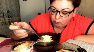 Давно БПшечки не Жрамвши😉/Пришла с работы,готовить Лень🤷♀️/А есть Сарделька и Бoмж-лапша😉Мукбанг