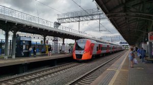 Электропоезд ЭС2Г-083 «Ласточка» станция МЦК Локомотив 8.07.2026