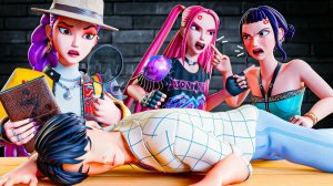 ЧТО СЛУЧИЛОСЬ С ДЖИНУ! K-Pop Охотницы на Демонов Huntrix анимация
