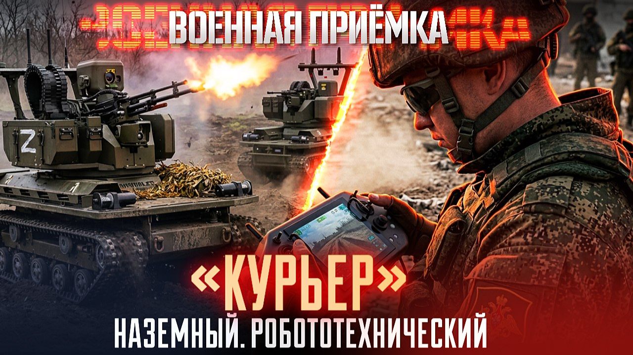 Военная приёмка.  «Курьер». Наземный. Робототехнический».