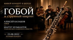 Алексей Балашов — гобой и струнный квартет | Живой концерт в Шепси    20