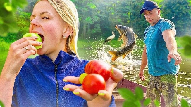 СПЛАВ В ЛЕСУ НА ДЕРЕВЯННОЙ ЛОДКЕ И ПЕРВЫЙ УРОЖАЙ! ЛУЧШИЕ ТОМАТЫ И ЧТО ЗА ПЕРЦЫ С НАШЕГО ОГОРОДА?