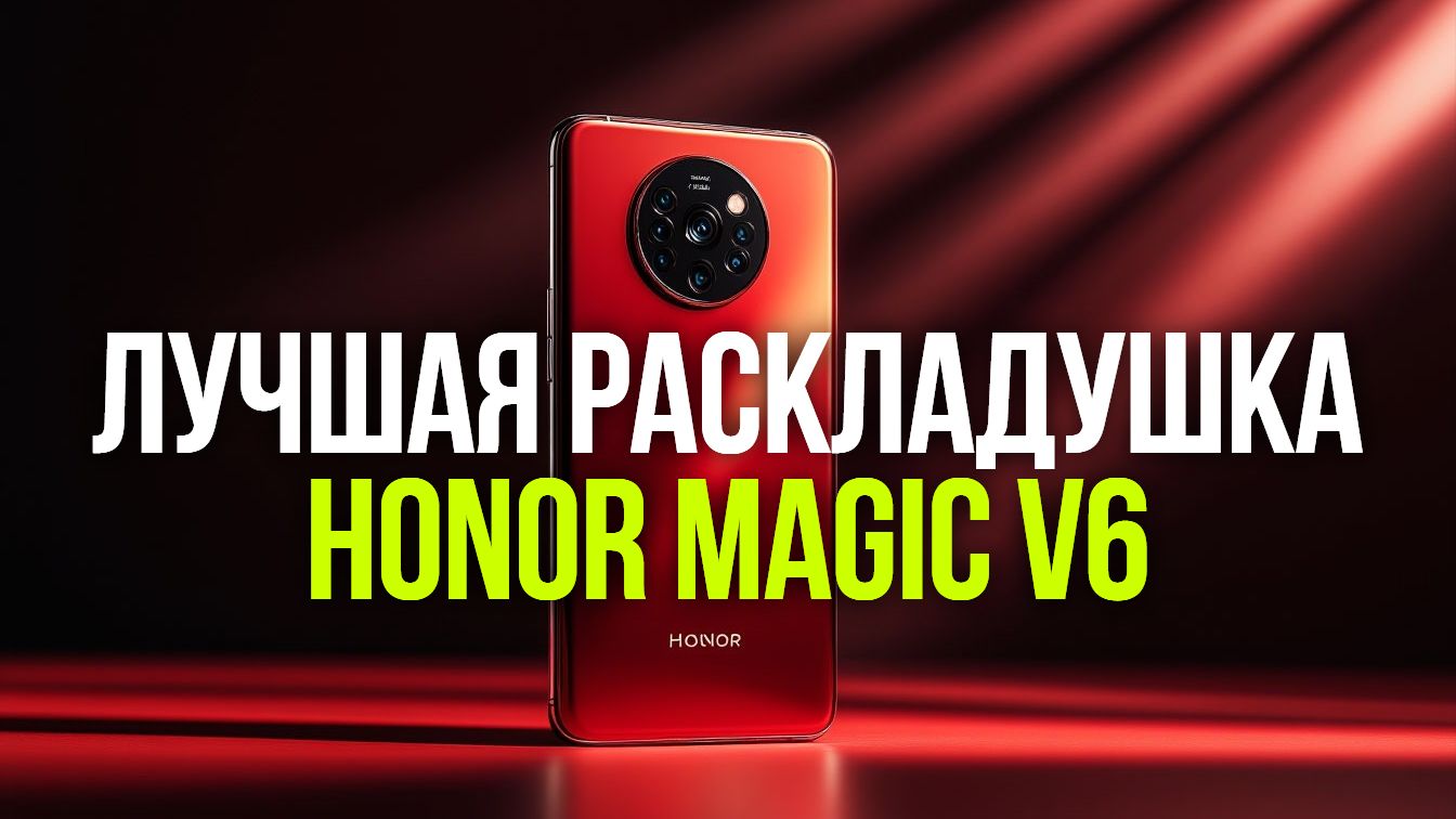 Лучшая раскладушка HONOR Magic V6: честный обзор и тесты