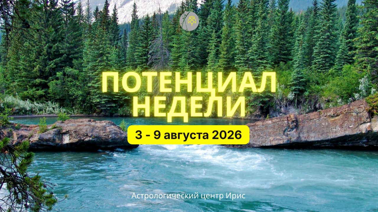 Потенциал недели 3 - 9 августа 2026