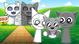 Грей покупает свой первый дом! Incredibox Sprunki - МУКБАНГ в круглосуточном магазине _ ASMR _ Анима