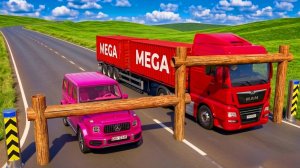 ЧЕЛЛЕНДЖ 🚗 ТАЧКИ ПРОТИВ БРЕВЕН в BeamNG Drive! 🚗 Аварии. дтп. Мультики для детей 🚗 Машинки