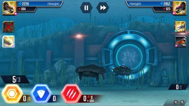 233 / Играем в игру Jurassic World: The Game. Саламандра. Сколозавр. Код 19