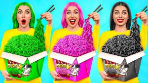 24 Часа Едим Еду Одного Цвета Челлендж # Битвы с Едой от Multi DO Challenge