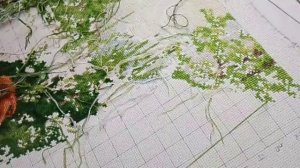 Лесная тайна Вышивка крестиком мои посиделки со вышивкой крестиком и с аудиокнигу аудиокнигой